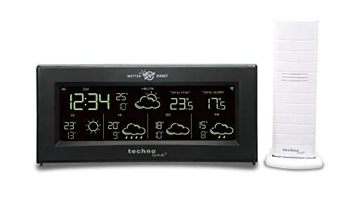 Technoline WD 2950 Wetterdirekt-Wetterstation Farbdisplay schwarz