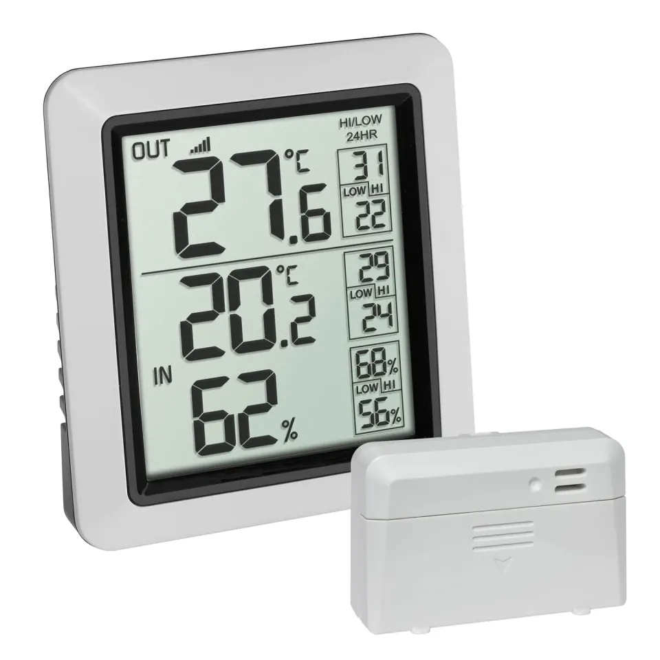 TFA Dostmann INFO 30.3065.02 Funk-Thermometer weiß