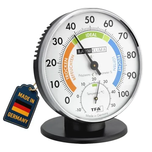 TFA Dostmann 45.2033 Thermo-Hygrometer analog schwarz