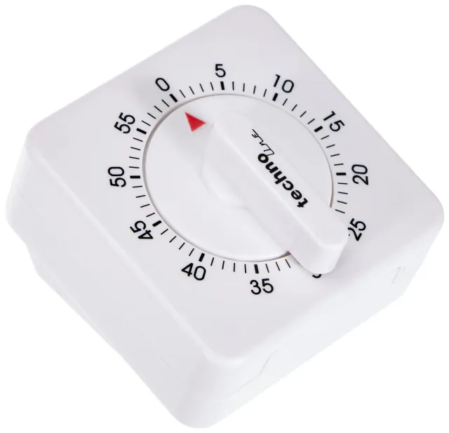 Technoline KZW Kurzzeitwecker analog weiß 60 Minuten