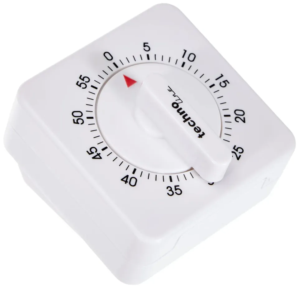 Technoline KZW Kurzzeitwecker analog weiß 60 Minuten