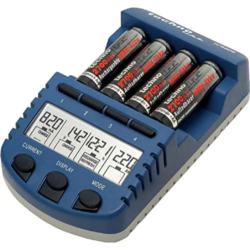 Technoline BC 1000 Akku-Ladegerät AA AAA blau Einzelschacht