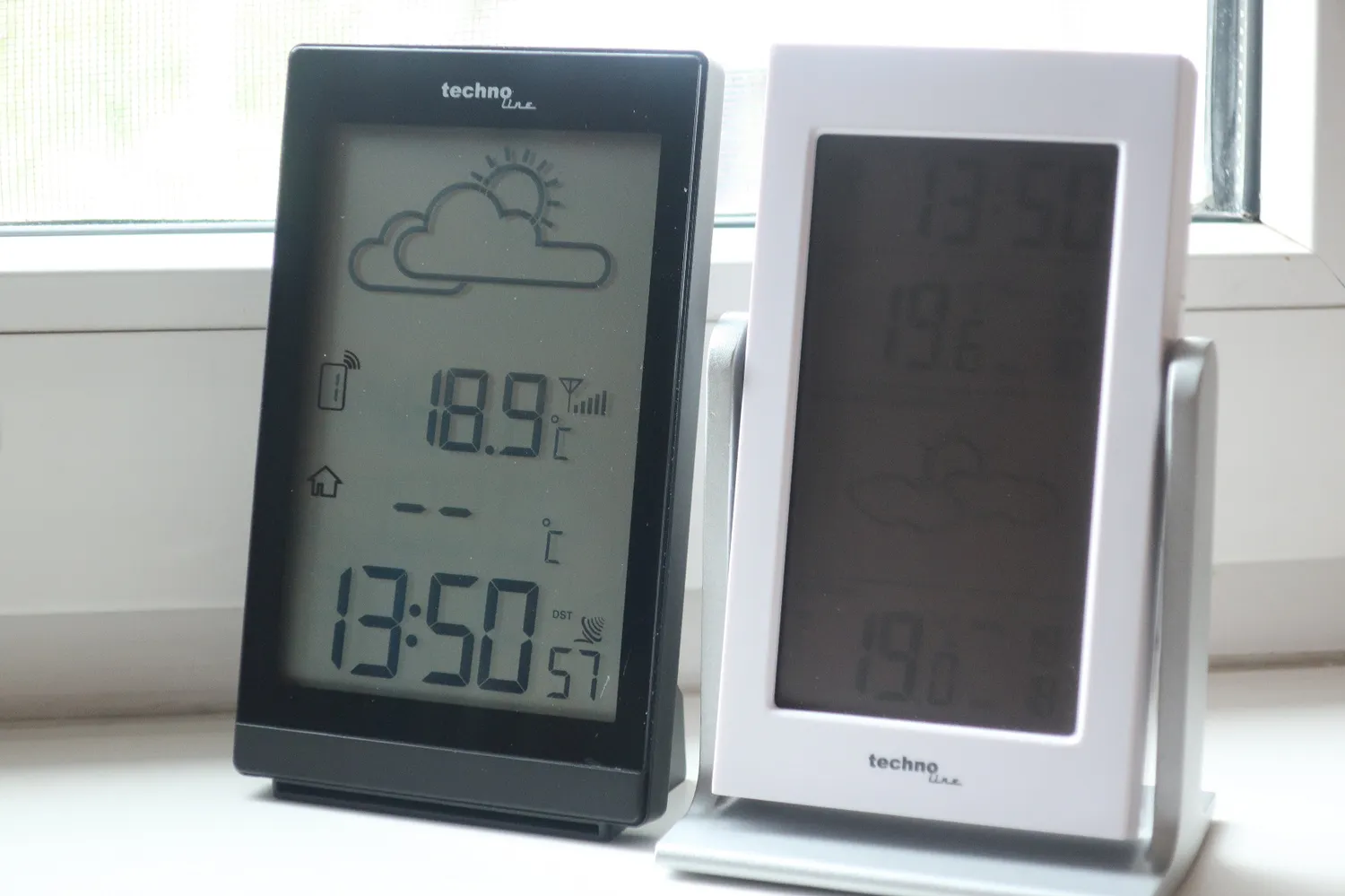 Technoline WS 9135 Wetterstation weiß-silber Funk