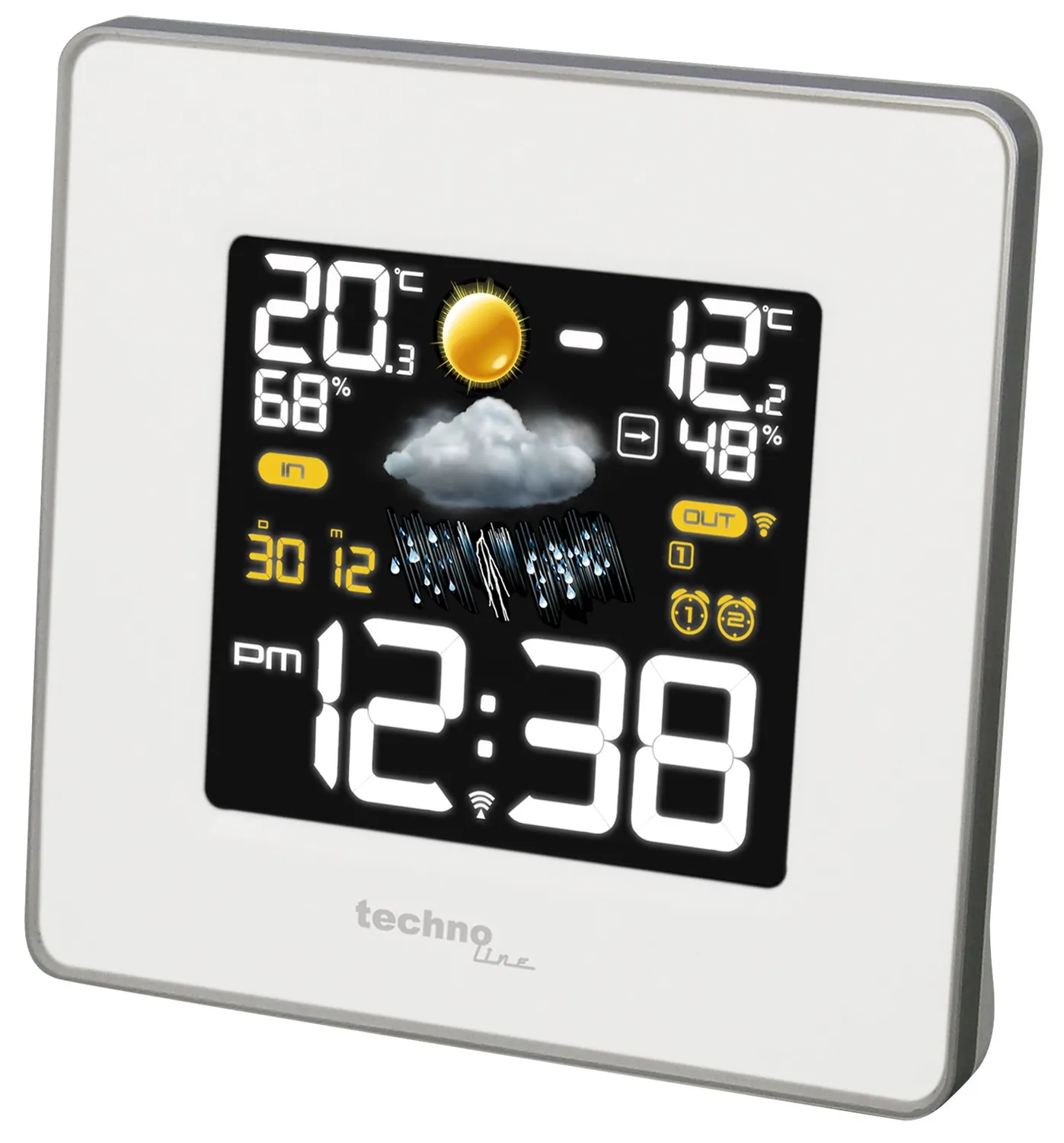 Technoline WS 6440 Premium Wetterstation weiß