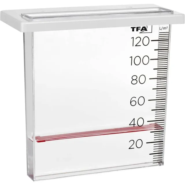 TFA Dostmann 47.1014 Regenmesser mit rotem Schwimmer wetterfest