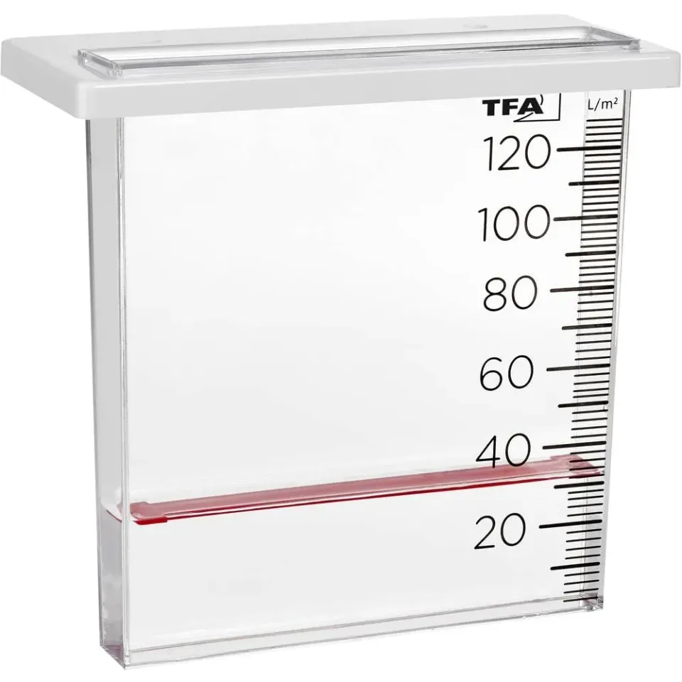 TFA Dostmann 47.1014 Regenmesser mit rotem Schwimmer wetterfest
