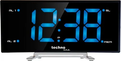 Technoline WT 460 Radiowecker schwarz LED Schlummer