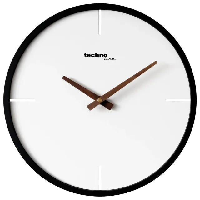 Technoline WT4130 Wanduhr 30 cm Holzzeiger analog
