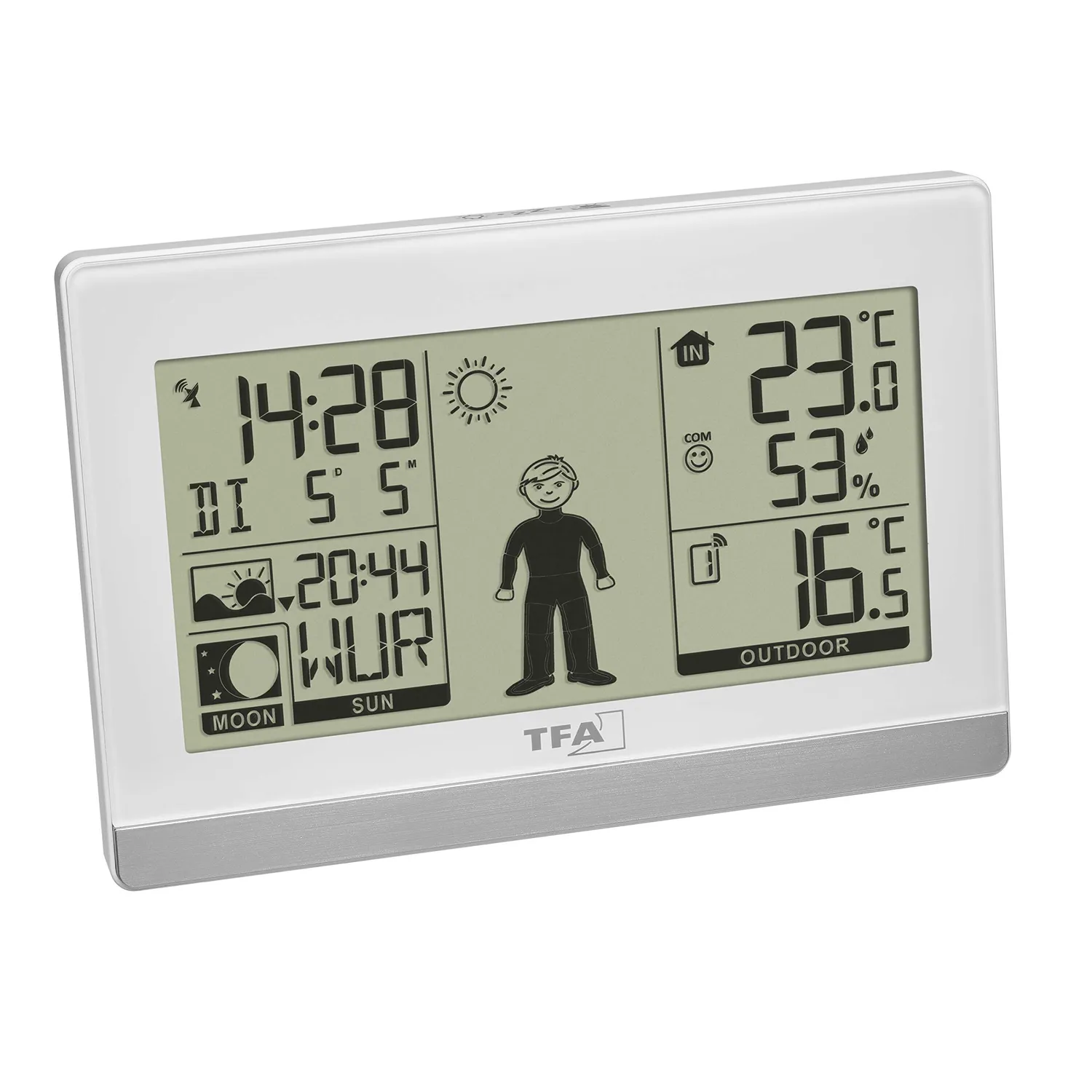 TFA Dostmann Weather Boy 35.1159.02 Wetterstation weiß
