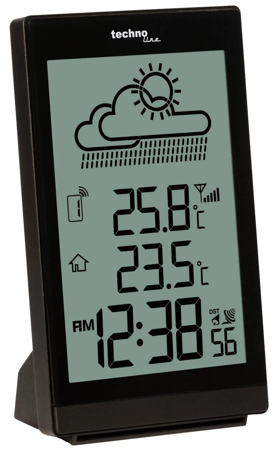 Technoline WS 9251 Wetterstation Schwarz mit Sensor