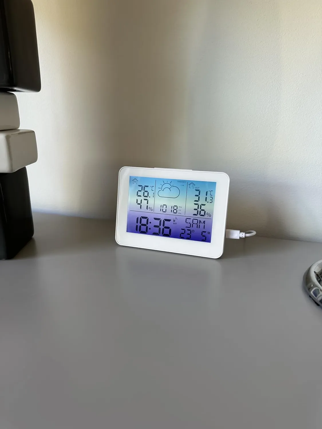 TFA Dostmann Meteo Sky 35.1175 Funk-Wetterstation weiß
