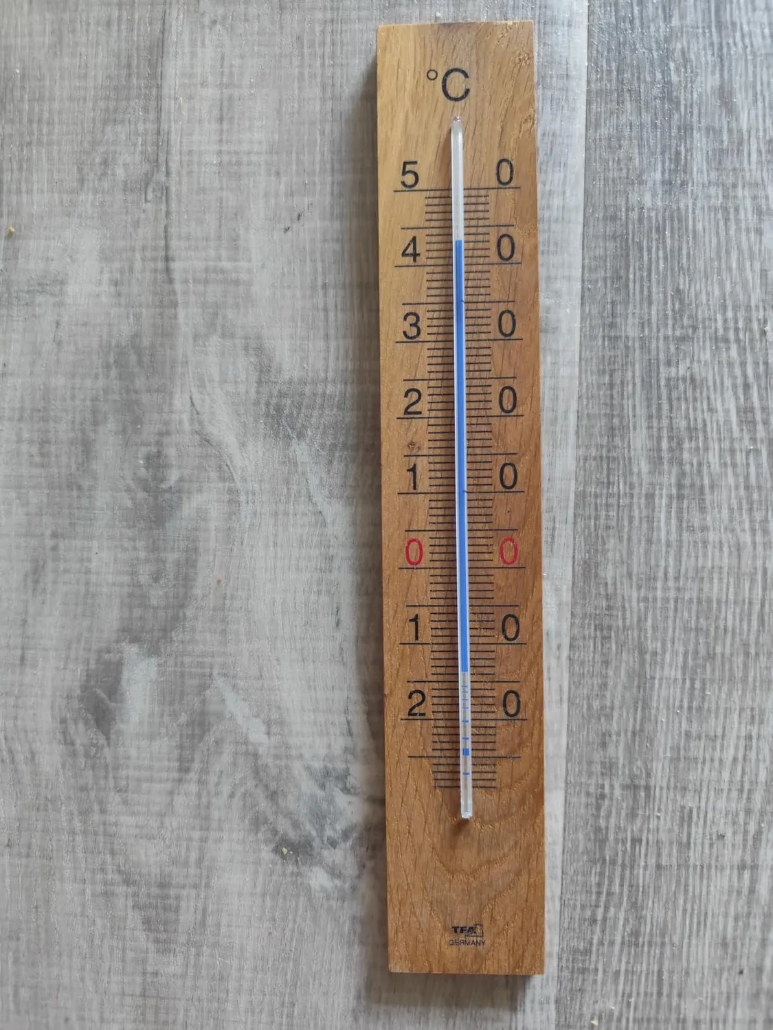 TFA Dostmann 12.1059.01 Thermometer Eiche 1 Stück analog