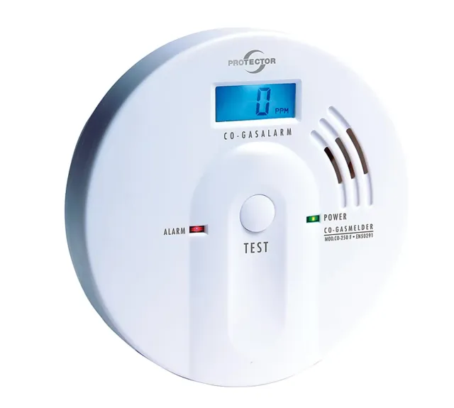Protector CO-250 F CO-Melder mit Display batteriebetrieben