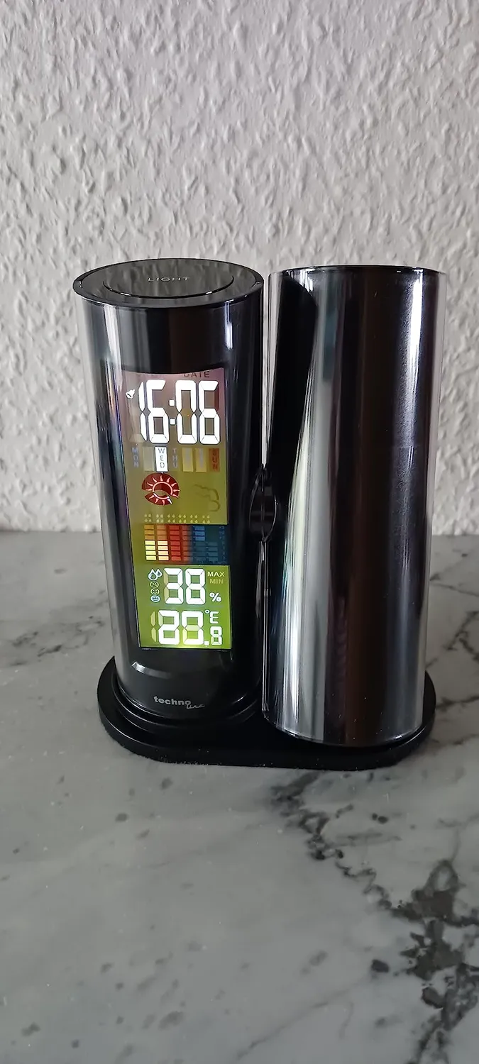 Technoline WT 514 Projektionswecker schwarz mit Wettervorhersage