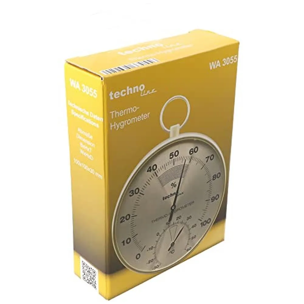 Technoline WA 3055 Thermo-Hygrometer Analog Messing