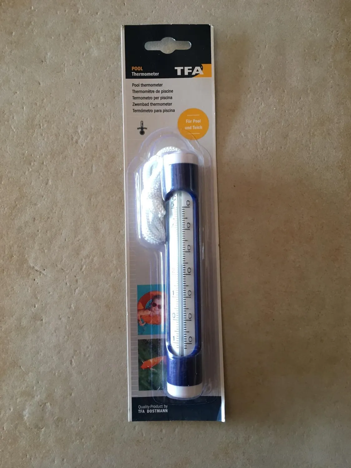 TFA Dostmann 40.2004 Poolthermometer analog -15 bis 50°C