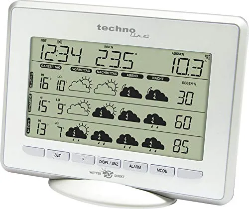 Technoline WetterDirekt WD 1800 Wetterstation 5-Tage