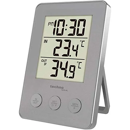 Technoline WS 9175 Bürothermometer mit Außensender TX205