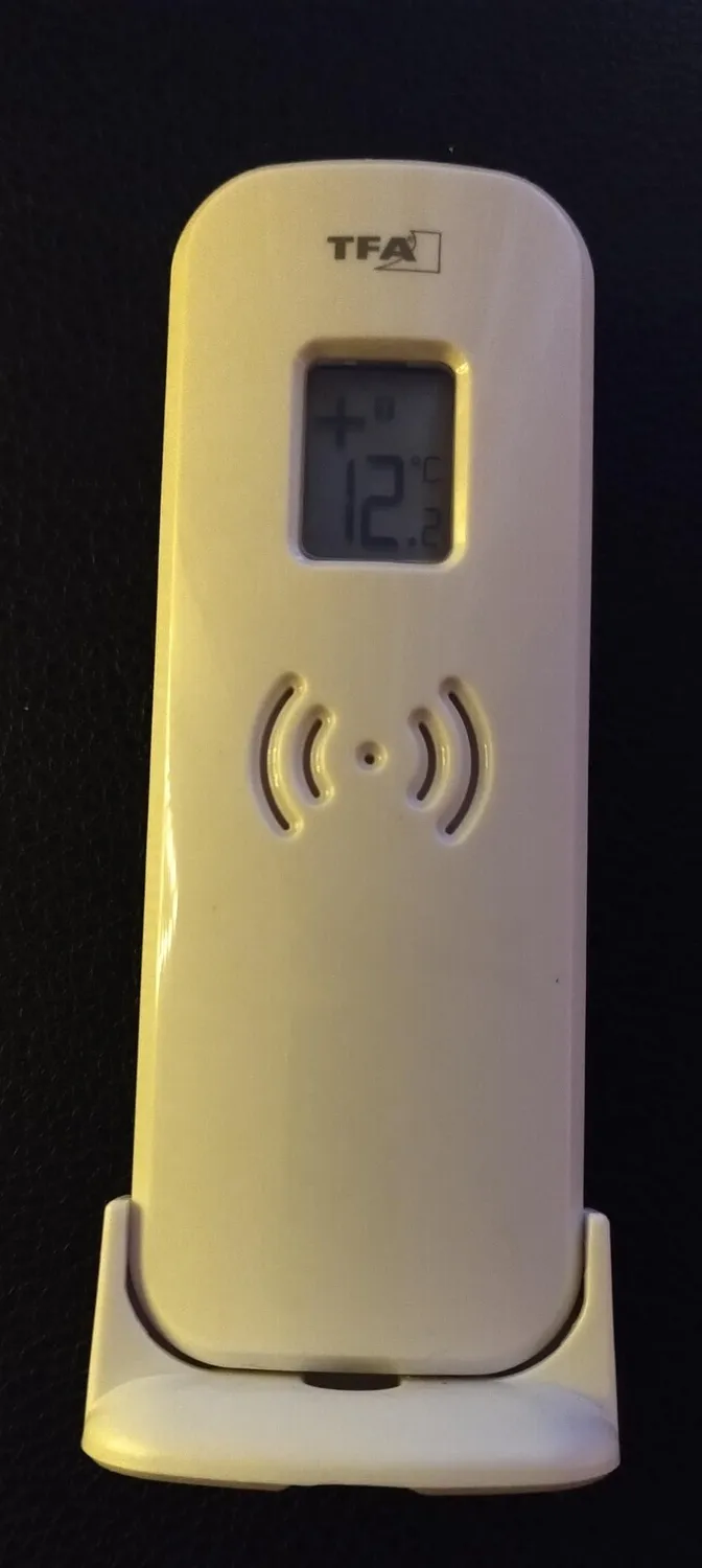 TFA Dostmann Cool@Home 30.3046.01 Funk-Thermometer schwarz Lüftungsalarm
