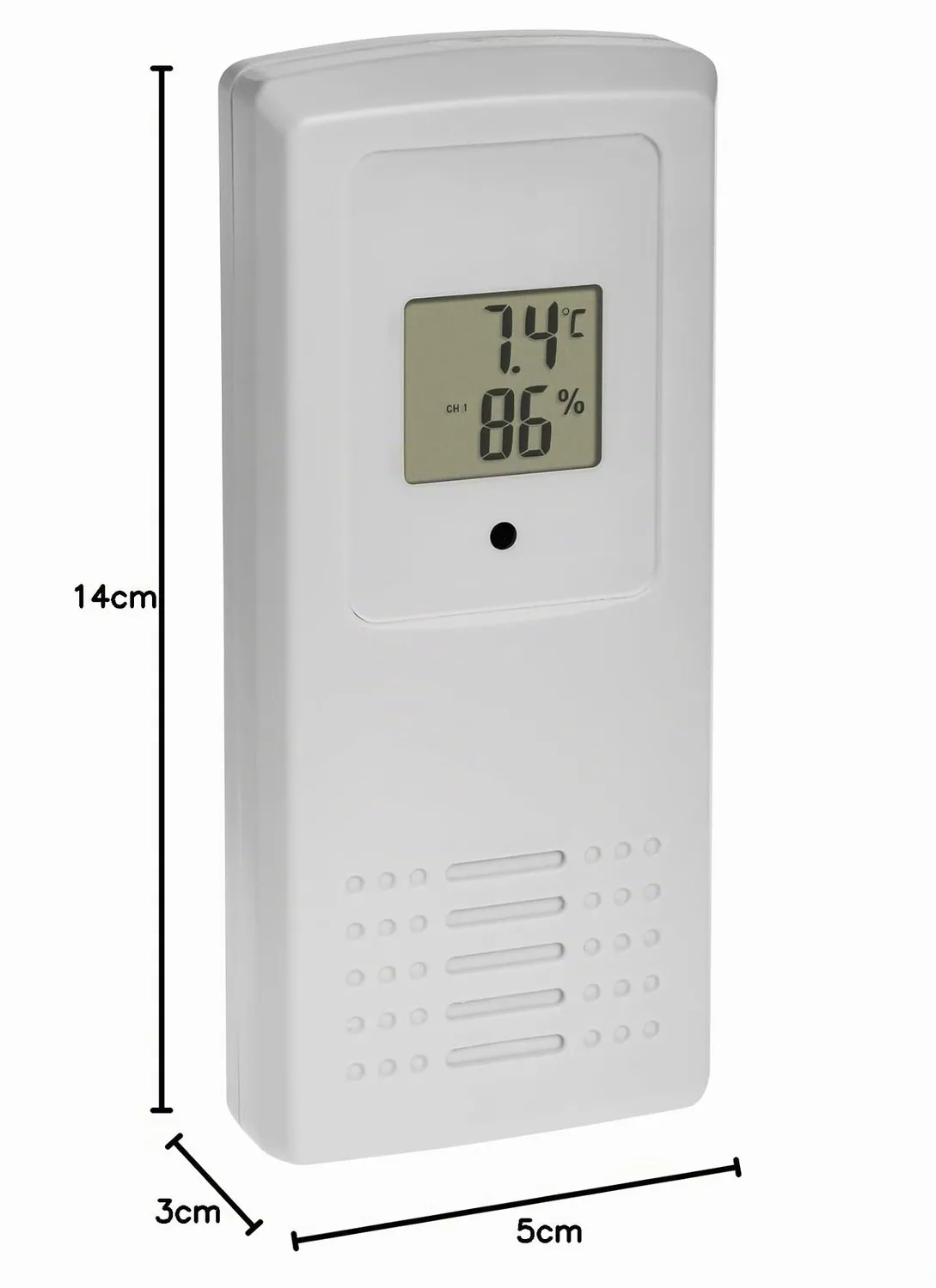TFA Dostmann 30.3256.02 Thermo-Hygro-Sender Weiß