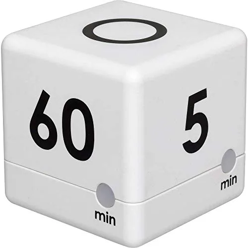 TFA Dostmann Cube Timer 38.2032.02 weiß digital