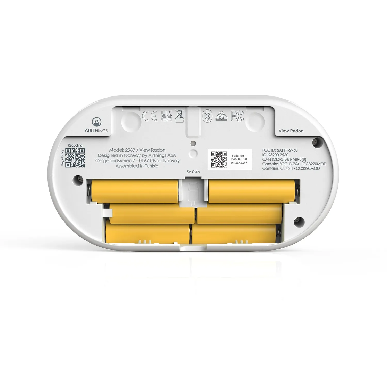 Airthings View Radon 2989 Radonmessgerät mit WLAN