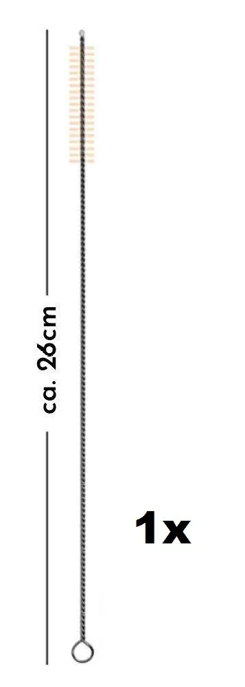 Technoline TH100 Edelstahl-Strohhalm 4er 25,5 cm wiederverwendbar