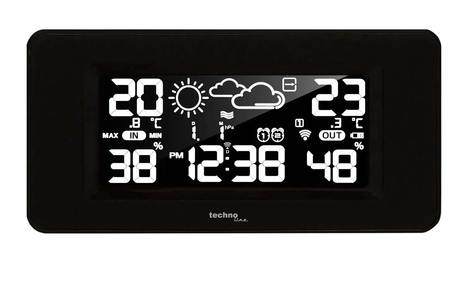 Technoline WS 6445 Funk-Wetterstation Farbdisplay Sensor