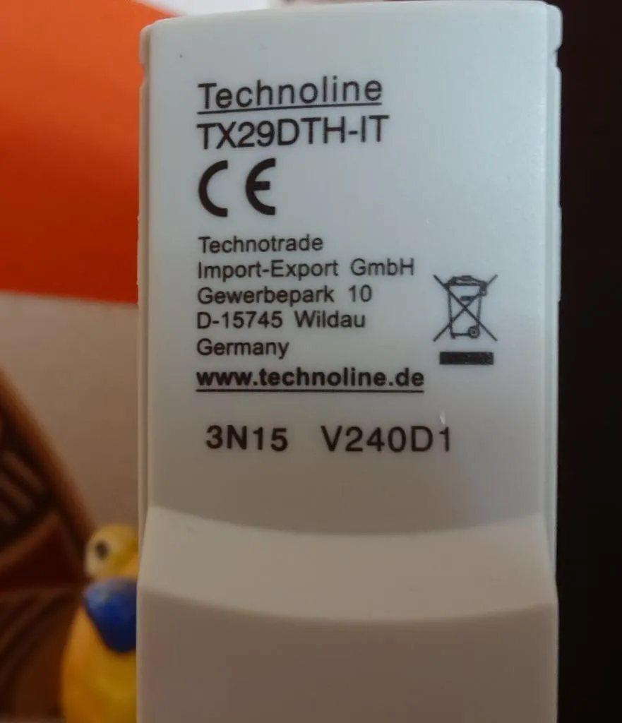Technoline TX29DTH-IT Außensensor 868 MHz Thermo-Hygro