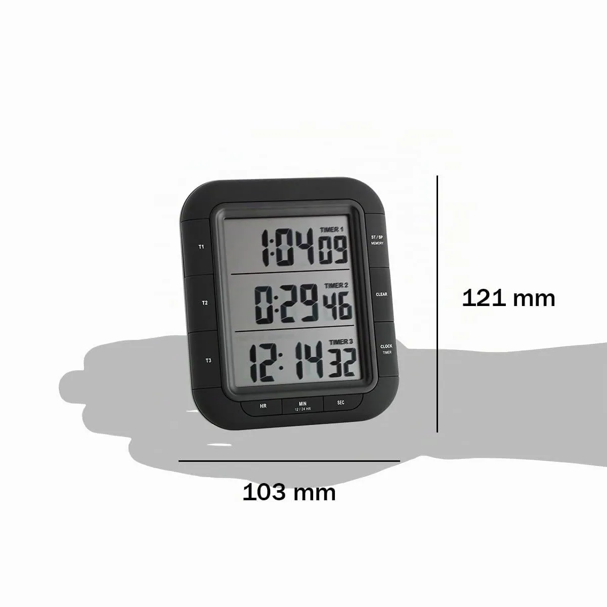 TFA Dostmann Triple XL 38.2023 3-fach Timer digital