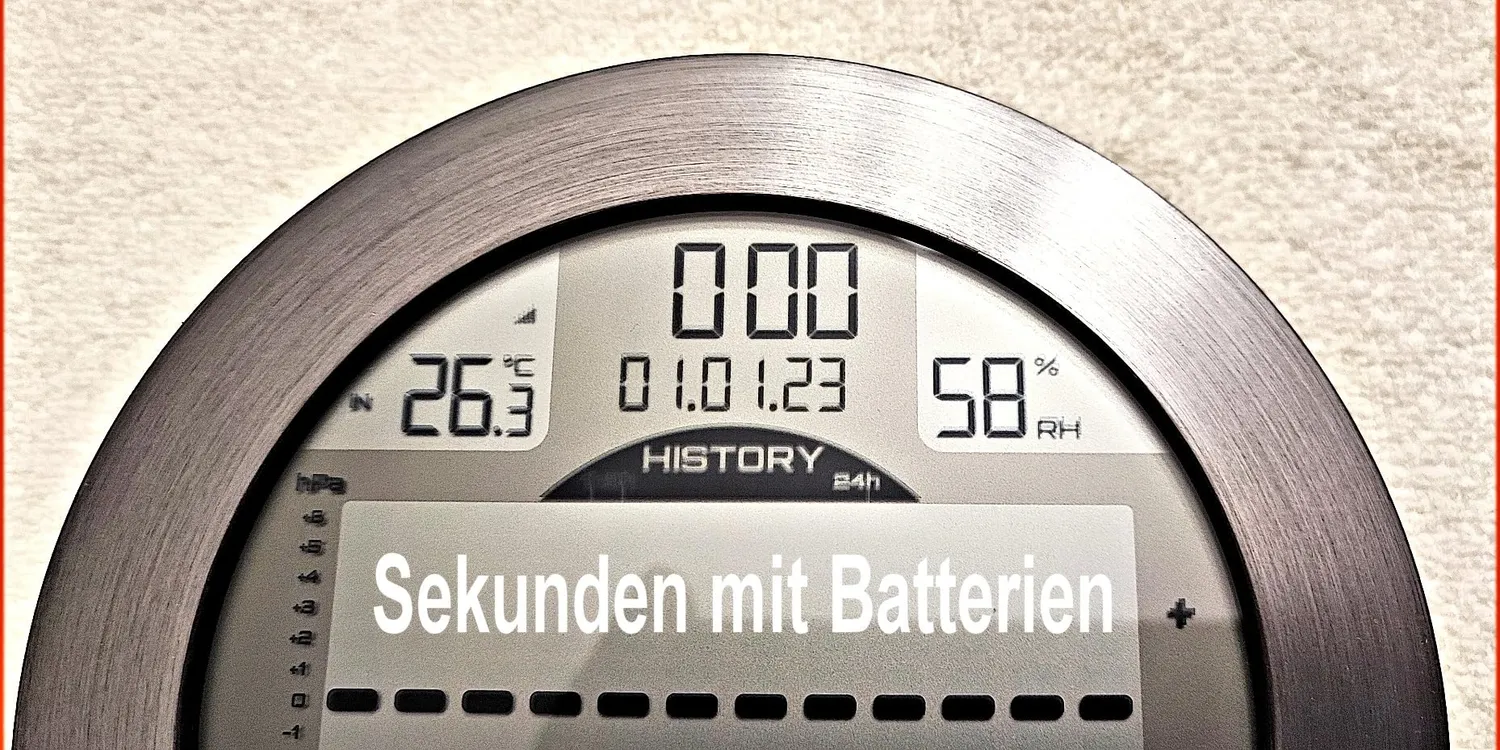 TFA Dostmann Meteomar 35.1124.10 Wetterstation Barometer Grau