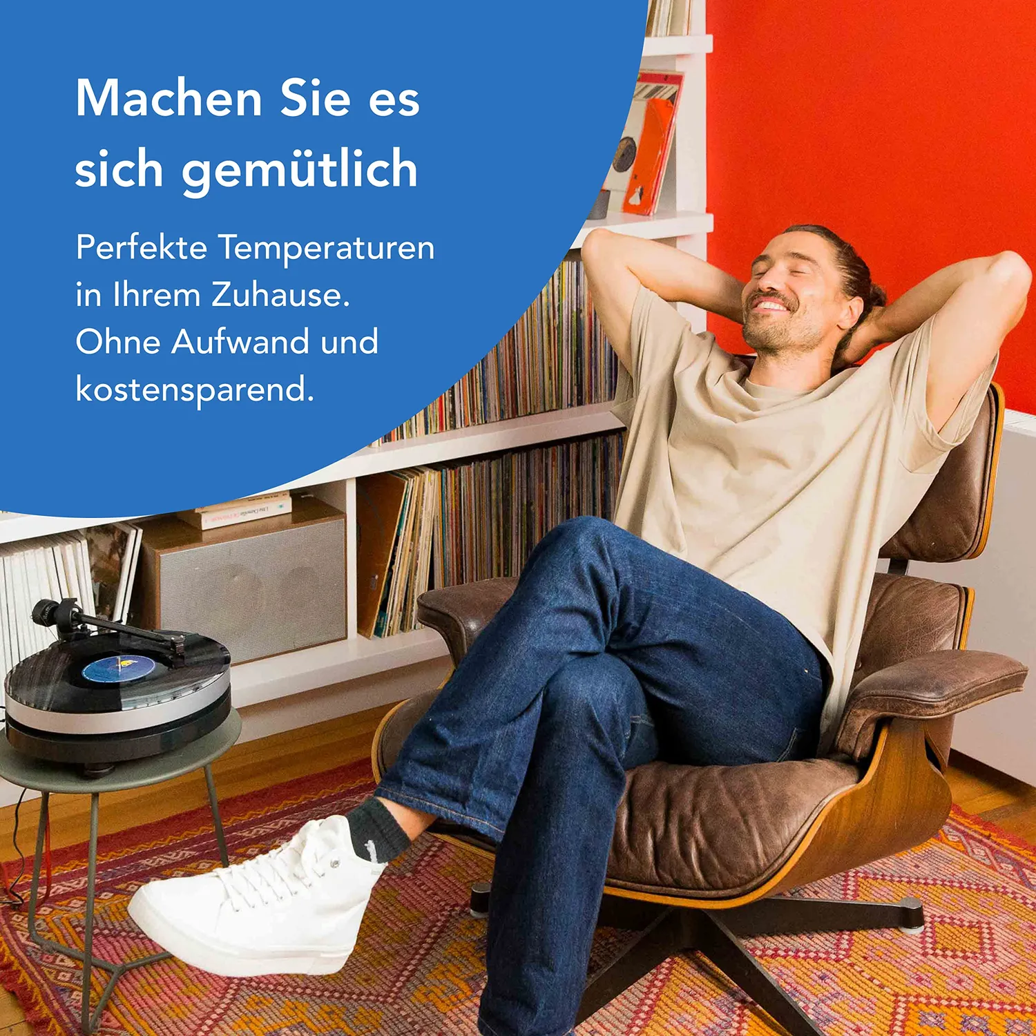 tado° V3+ Funk Thermostat Starter Kit mit Standfuß