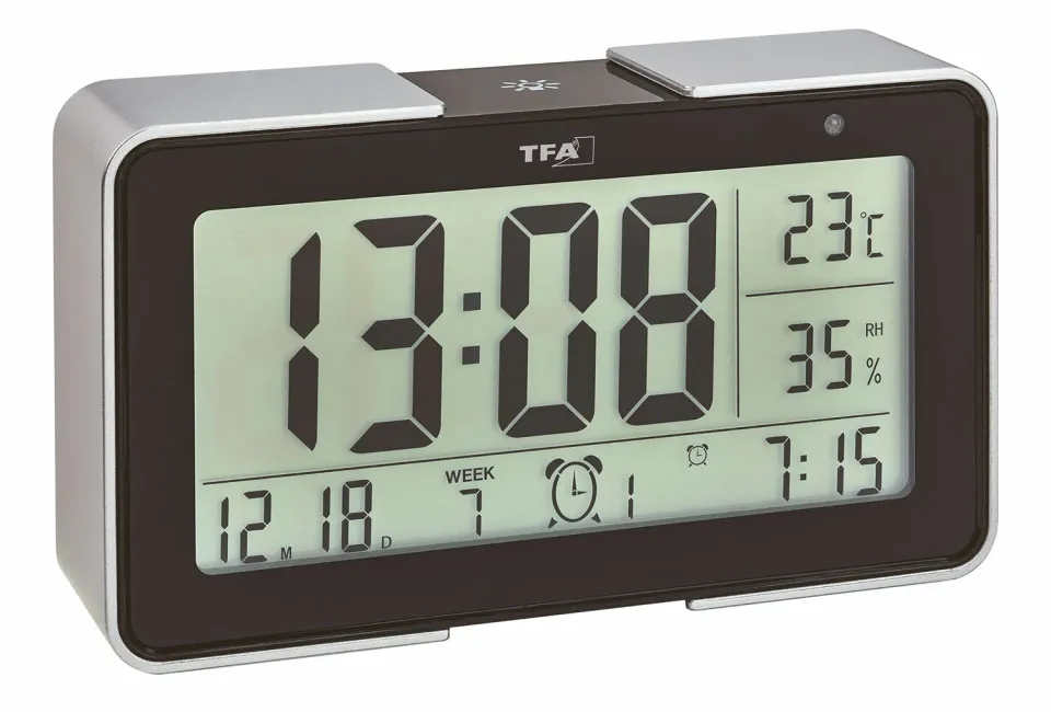 TFA Dostmann Melody 60.2540.01 Funk-Wecker schwarz