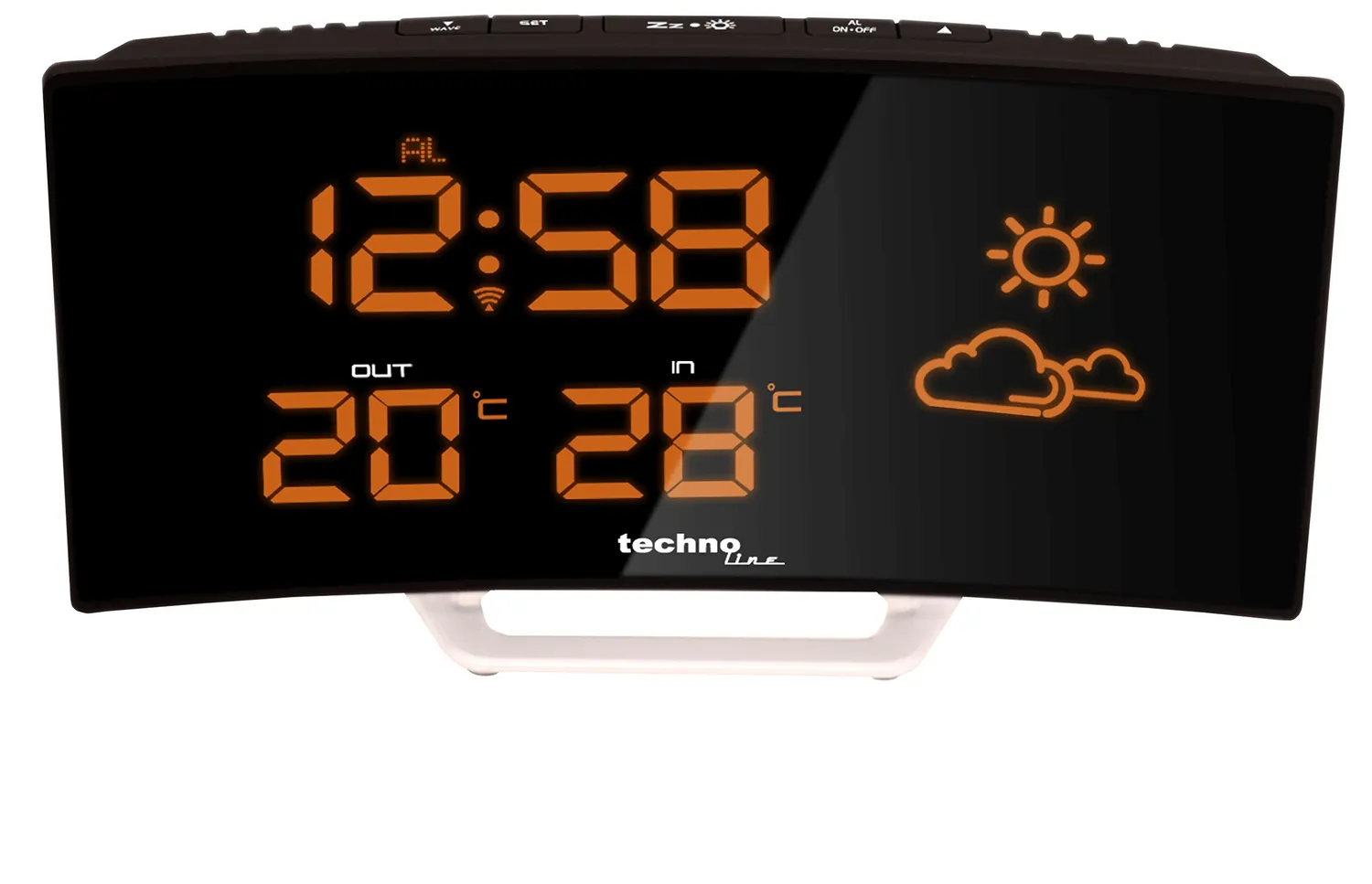 Technoline WS 6832 Wetterstation schwarz Funk