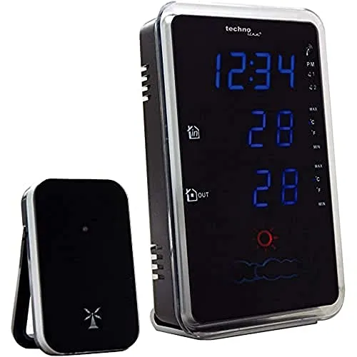 Technoline WS 6840 Wetterstation Silber-Schwarz