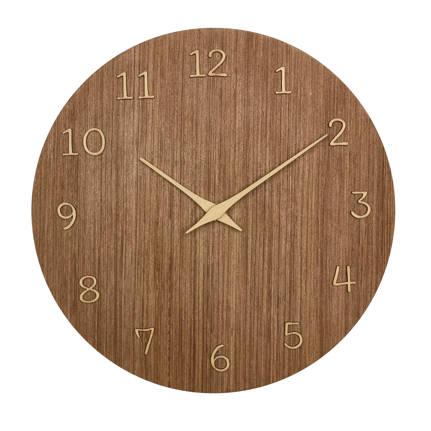 TFA Dostmann 60.3072.23 Wanduhr Holz dunkel Quarz