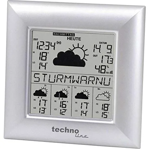 Technoline WD 9000 Wetterstation mit 5-Tage-Prognose