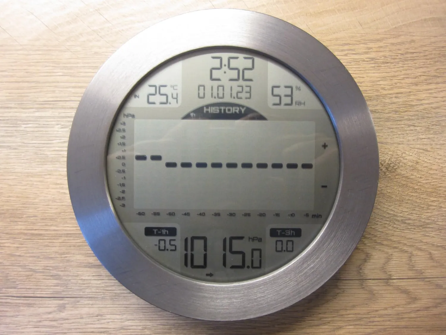 TFA Dostmann Meteomar 35.1124.10 Wetterstation Barometer Grau