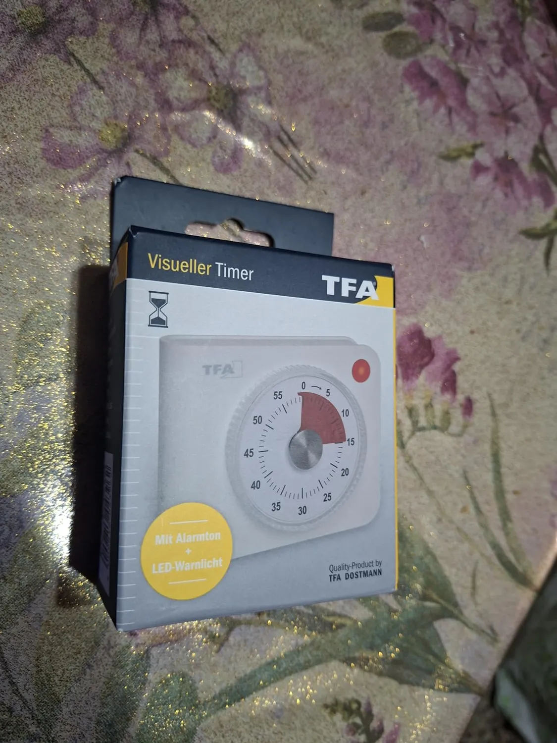 TFA Dostmann 38.2058.02 Küchentimer weiß 60 Minuten analog