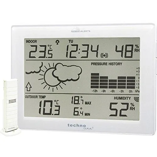 Technoline MA 10410 Wetterstation Mobile Alerts weiß
