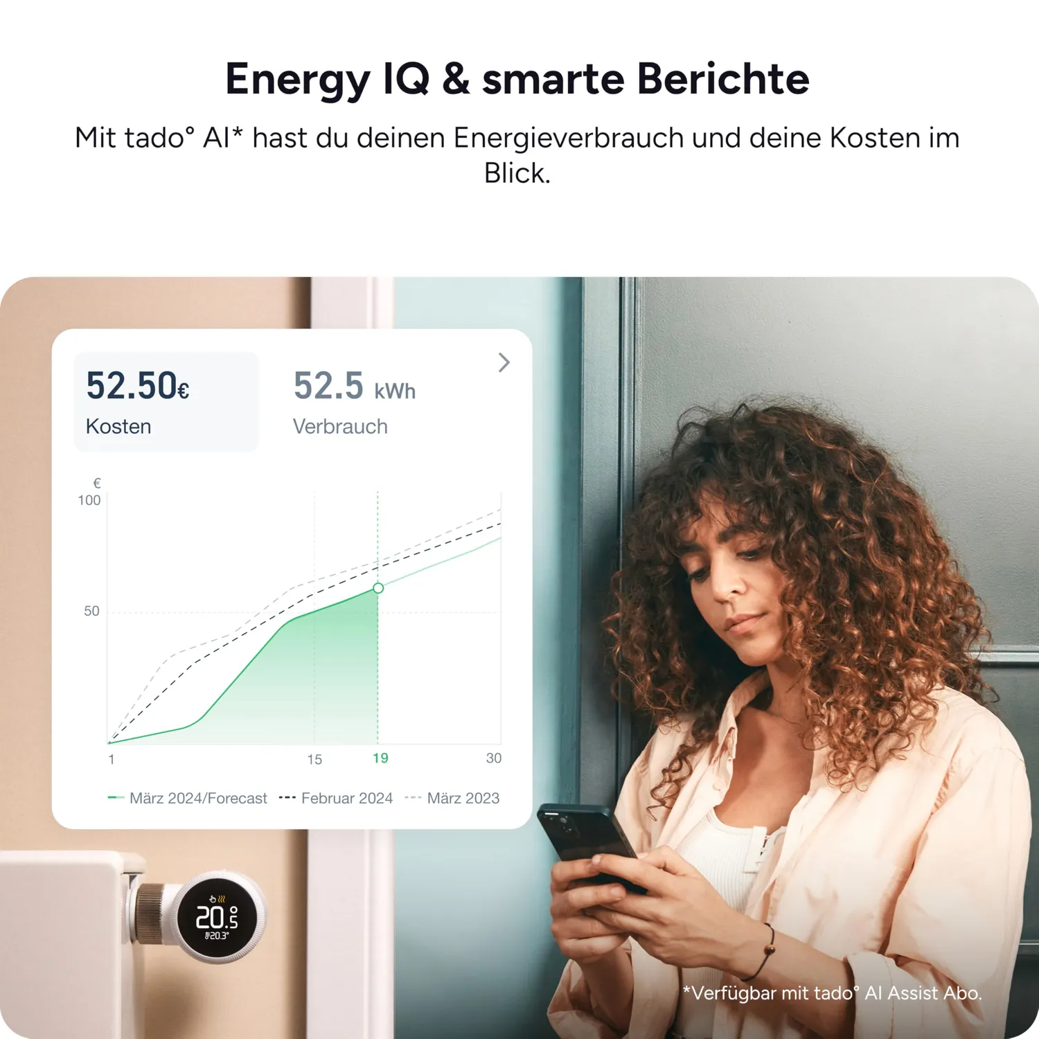 tado° V3+ Heizkörperthermostat 3er Pack smart App