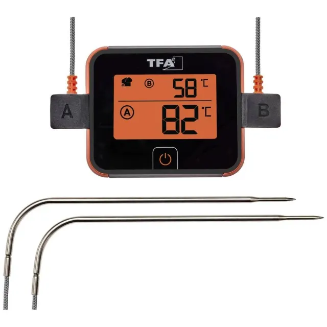 TFA Dostmann VIEW 14.1514.10 Grillthermometer 2 Fühler
