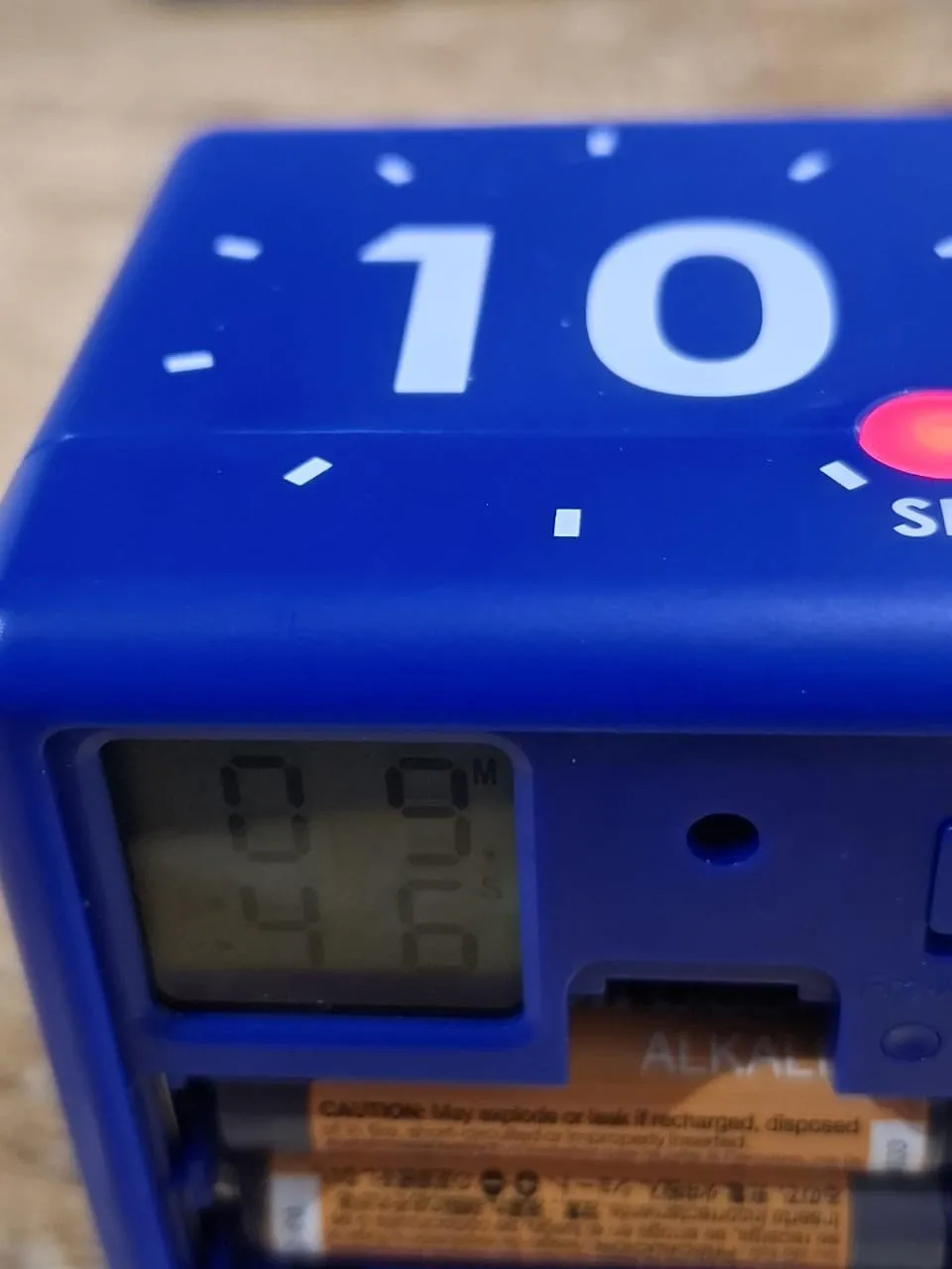 TFA Dostmann Cube Timer Zeitwürfel schwarz digital