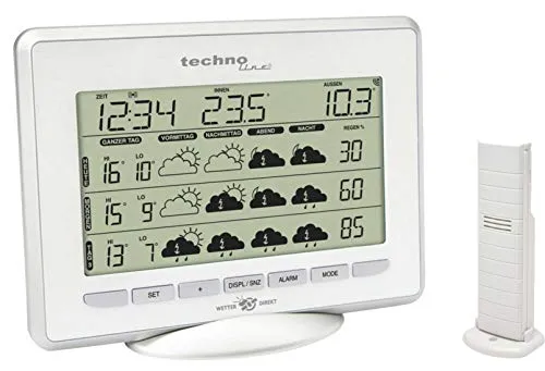 Technoline WetterDirekt WD 1800 Wetterstation 5-Tage