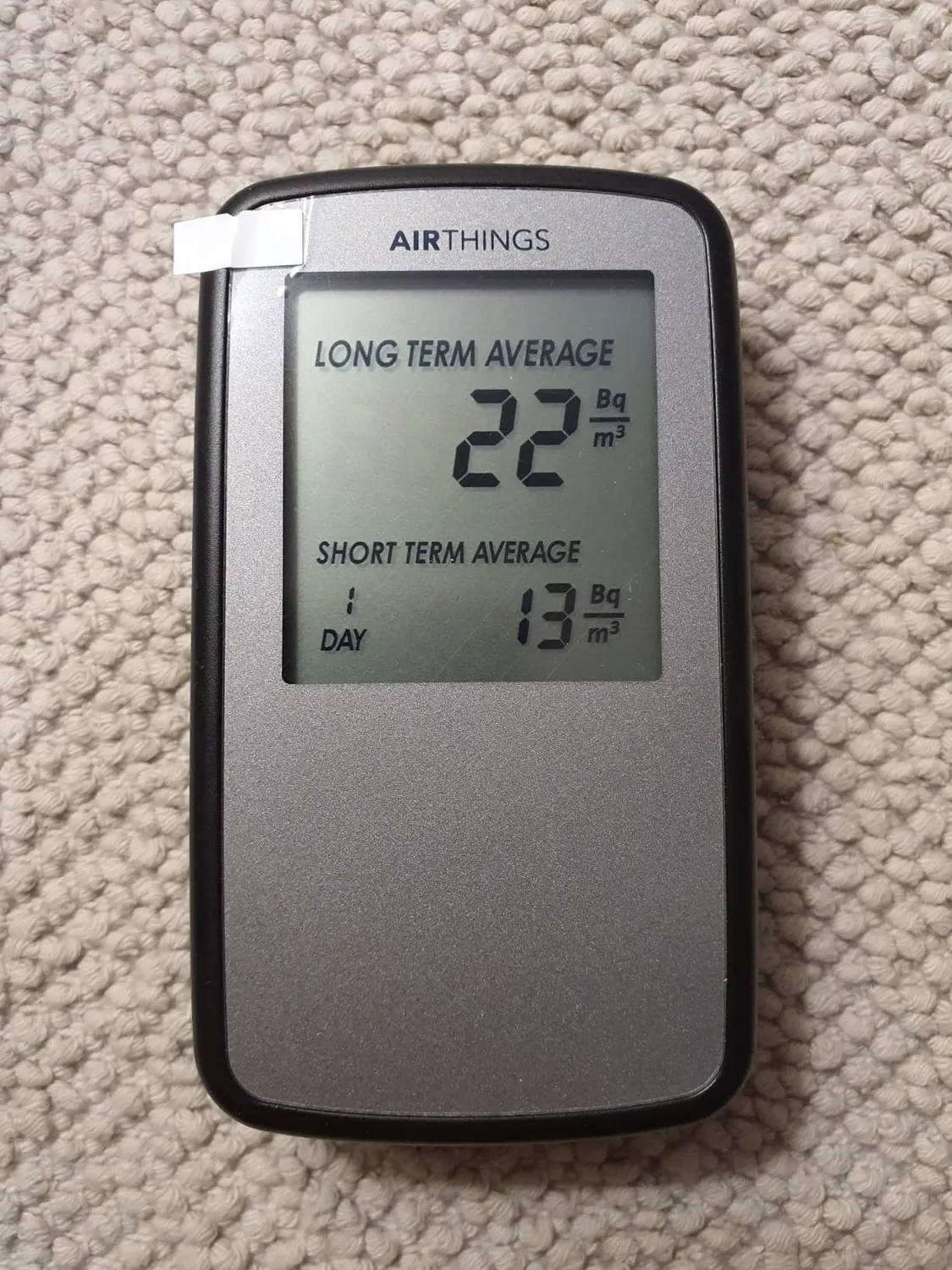 Airthings Corentium Home Radonmessgerät batteriebetrieben