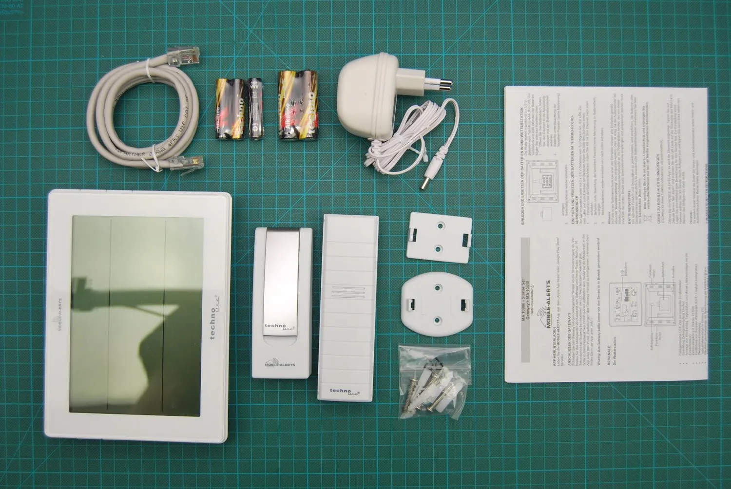 Technoline MA 10006 WLAN-Wetterstation Set Gateway Weiß