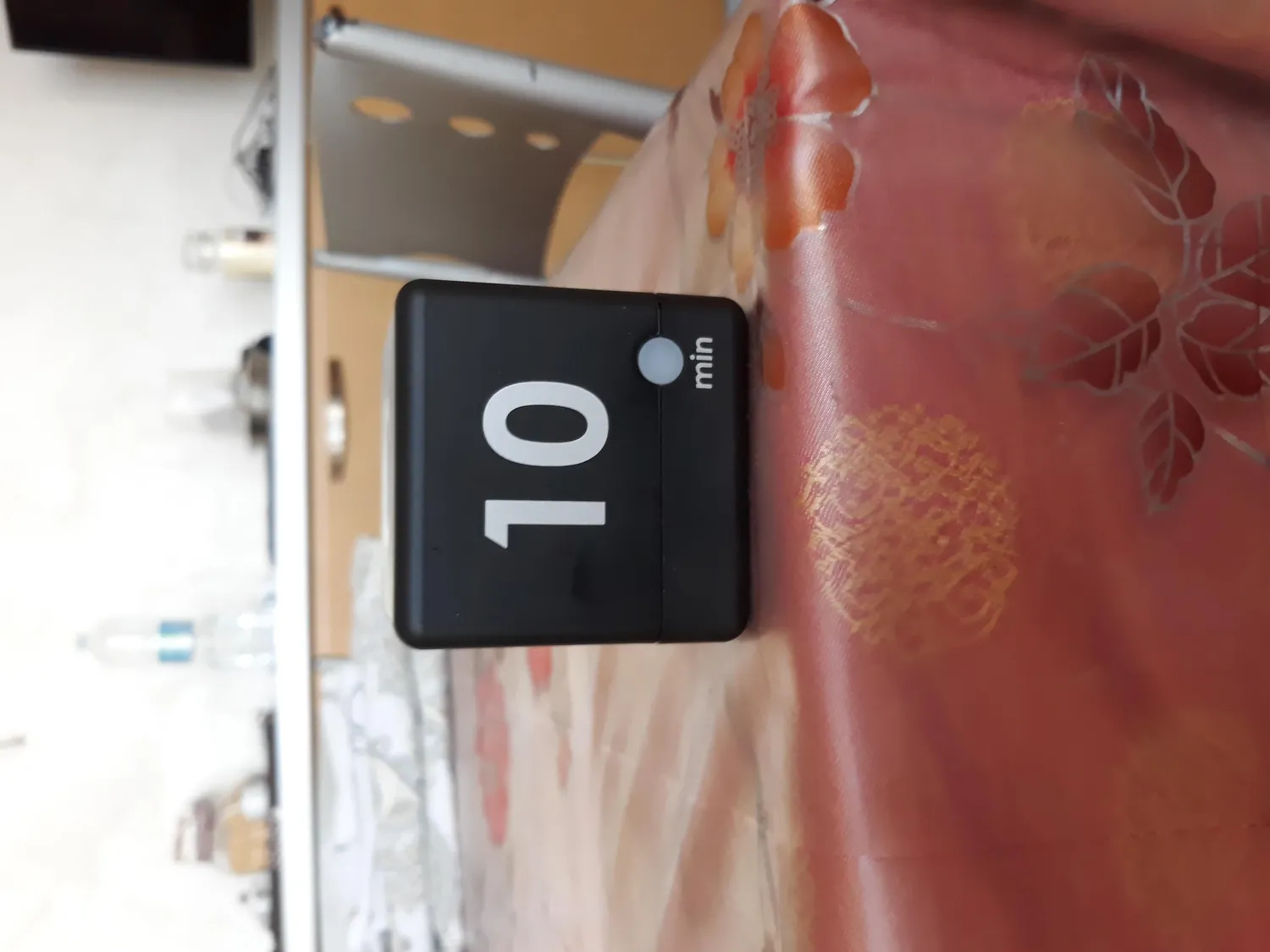 TFA Dostmann Cube Timer Zeitwürfel schwarz digital