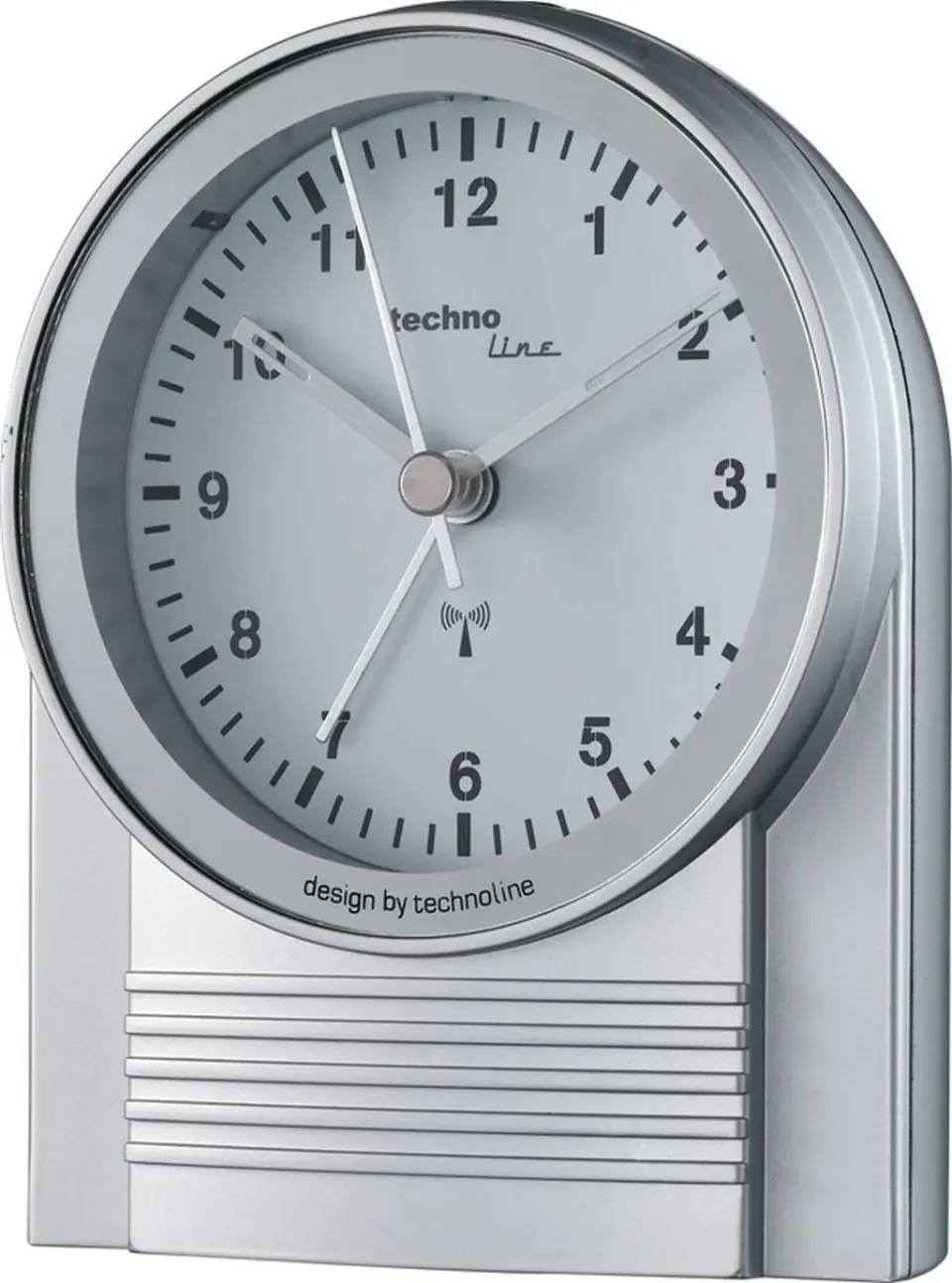 Technoline WT 759 Funkwecker Silber mit Schlummerfunktion
