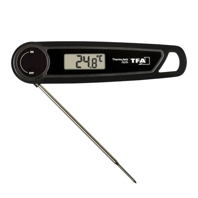 TFA Dostmann Thermo Jack Taste 30.2035 Fleischthermometer schwarz ±0,5°C