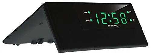 Technoline WT 488 Radiowecker UKW schwarz 2 Weckzeiten Sleeptimer